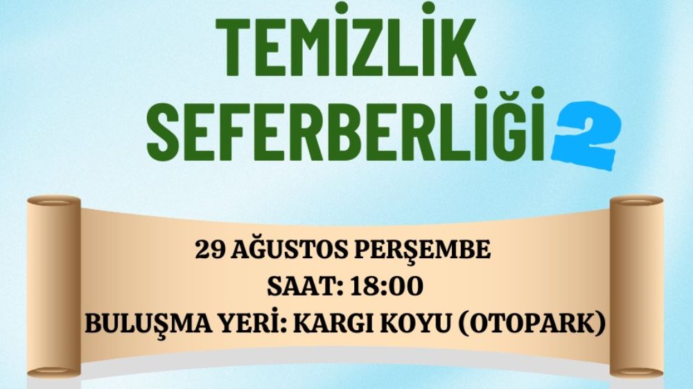 Kargı'da Çevre Temizliği