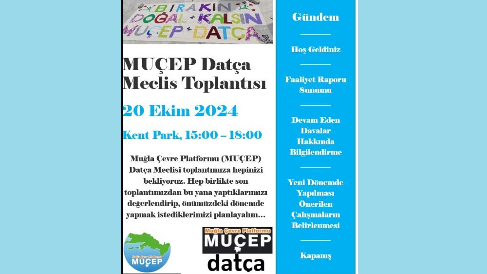 MUÇEP Datça Meclisi Toplandı