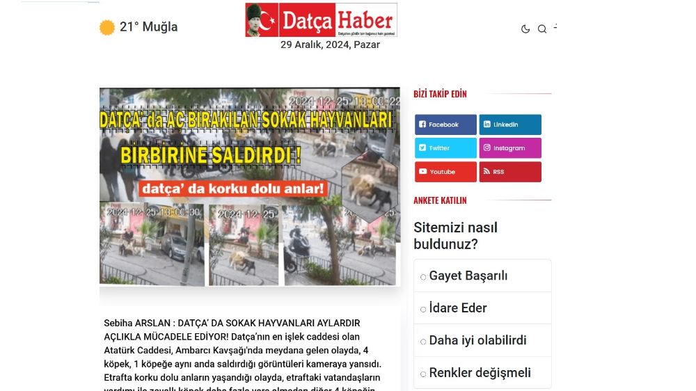 DatçaHaber Yanıltıcı Haberlerine Devam Ediyor