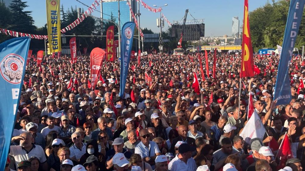 Ankara'da CHP Mitingi