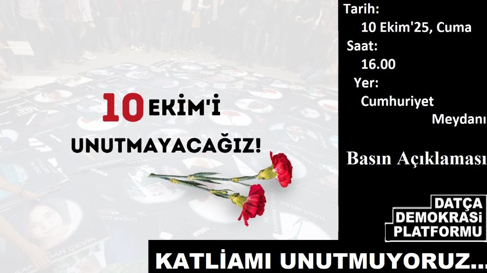 10 Ekim Katliamını Unutmuyoruz Affetmiyoruz