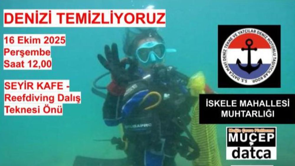 Datça'da Deniz Temizliği için...