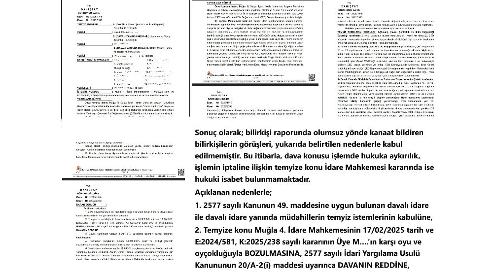 Yat Limanında Danıştay Kararı