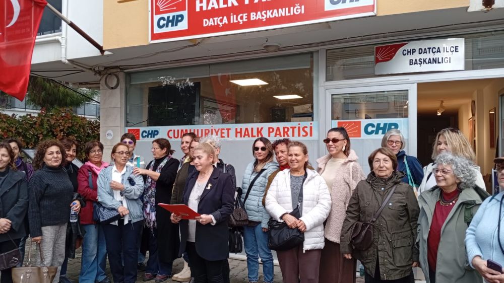 CHP Datça Kadın Kollarının Açıklaması