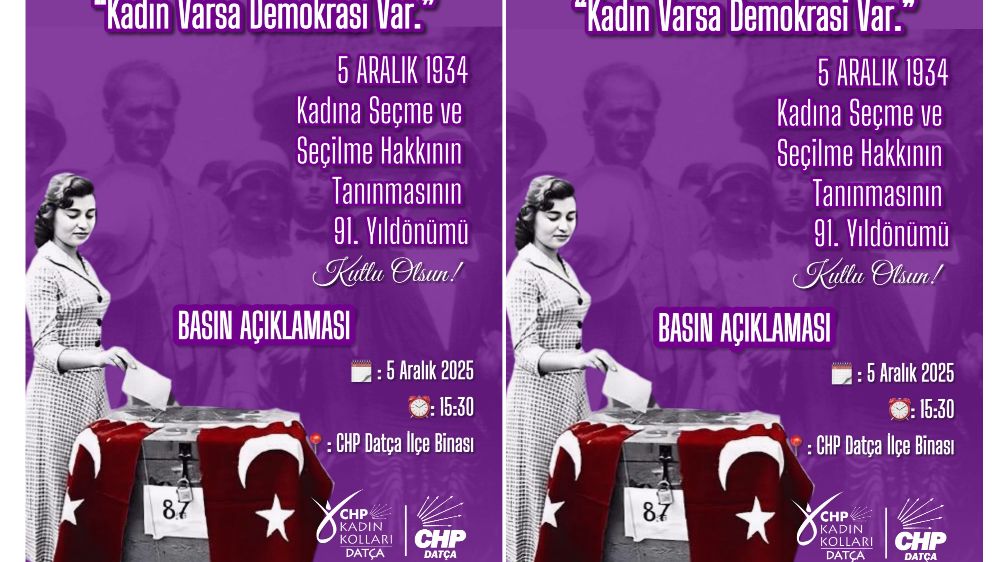 Kadın Varsa Demokrasi de Var