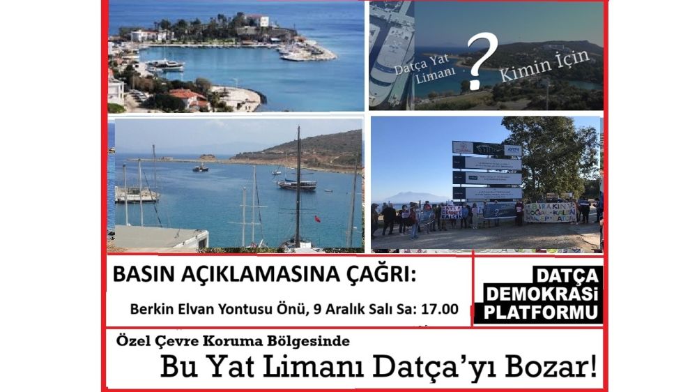 Bu Yat Limanı Datça'yı Bozar