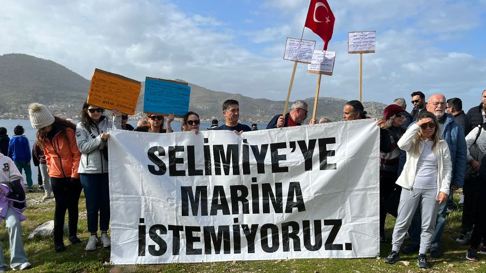 Selimiyeliler ekolojik yıkıma karşı eylemde