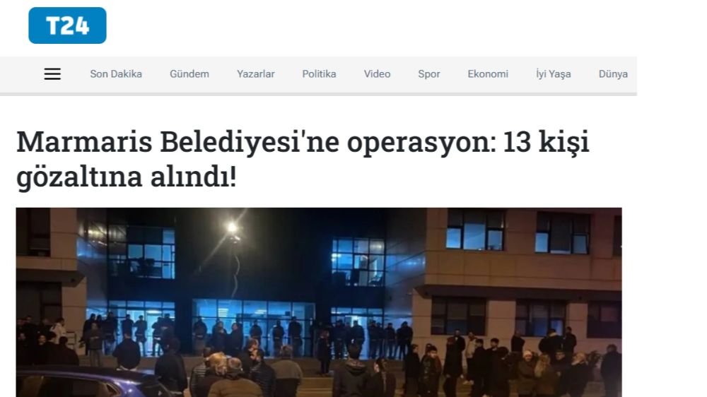 Marmaris, Uşak, Kocaeli, Ankara Belediyelerine Operasyon