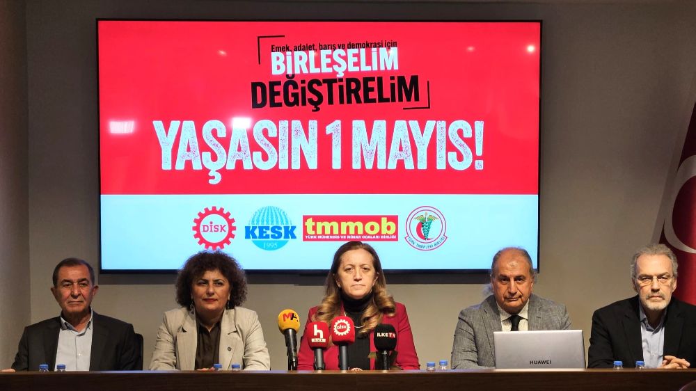 DİSK, KESK, TTB, TMMOB’dan 1 Mayıs açıklaması