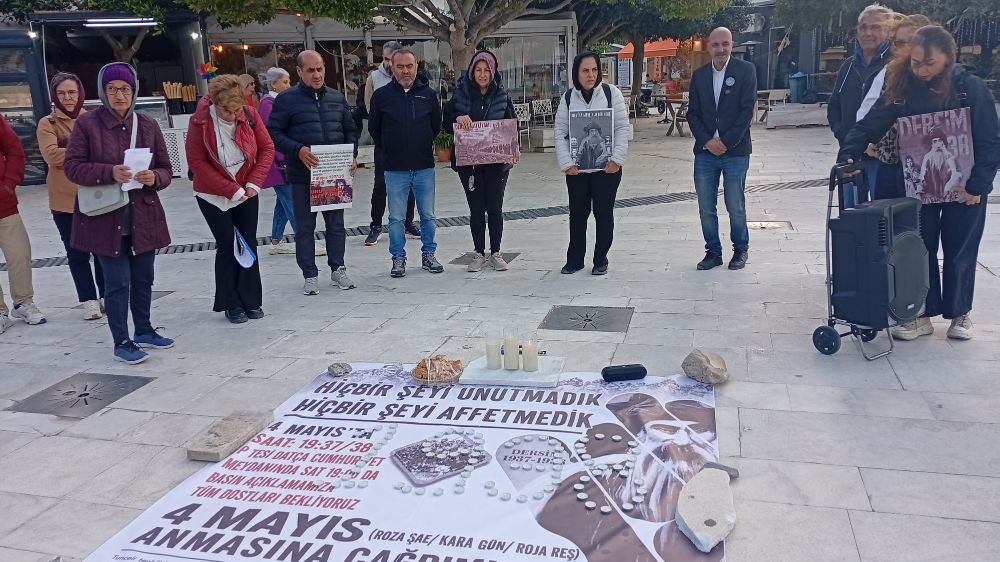 Datça'da Dersim Anması: "Acımız Büyük, Talebimiz Adalet"