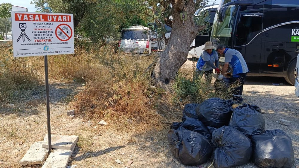 Belediye15 günde 105 Ton Çöp Topladı
