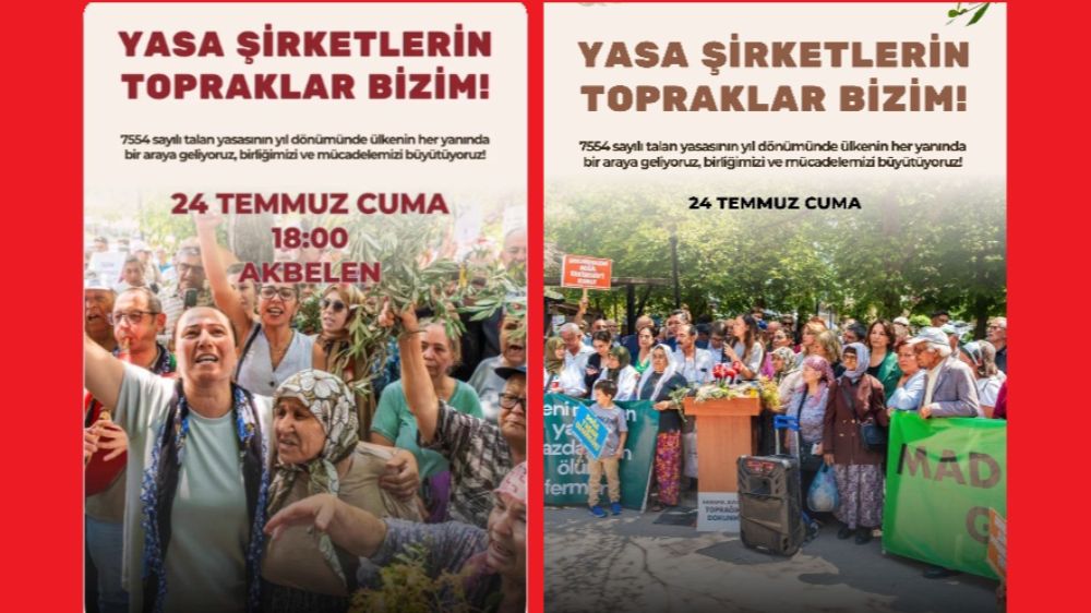 7554 No'lu İşgal Yasası Memleketin Her tarafında Protesto Ediliyor 