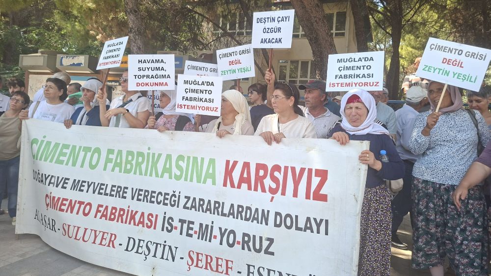 Deştin İçin Adalet Nöbeti “Çimento Fabrikasına Geçit Yok”