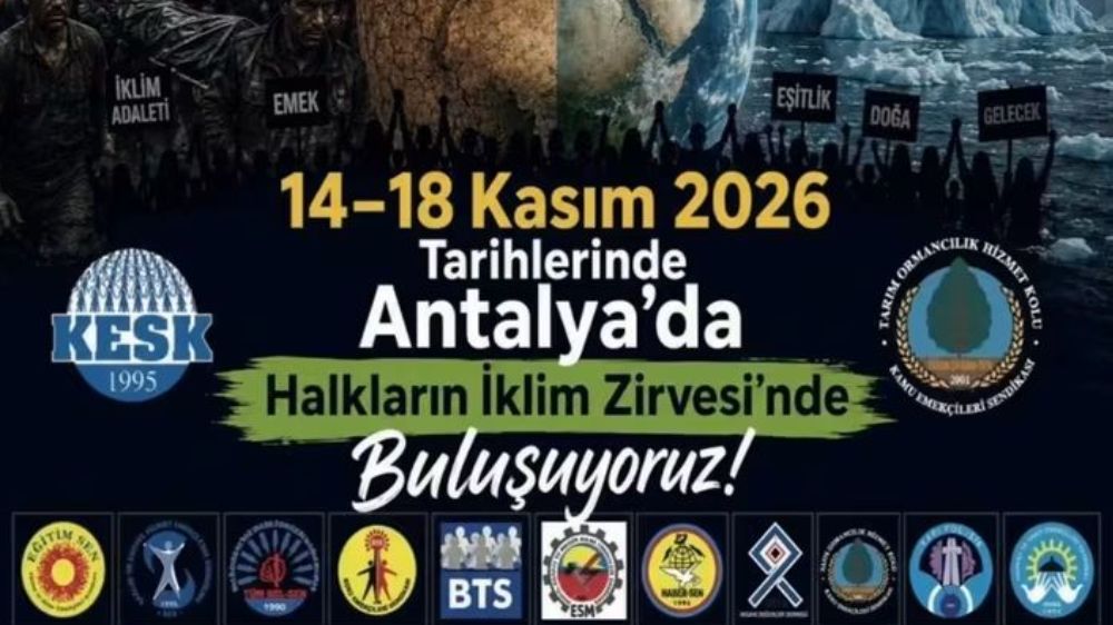 Emek, Doğa ve İklim Adaleti İçin Antalya’da Büyük Buluşma